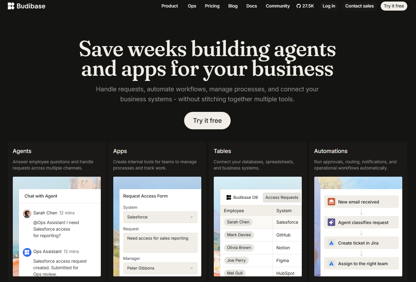 Budibase product reference