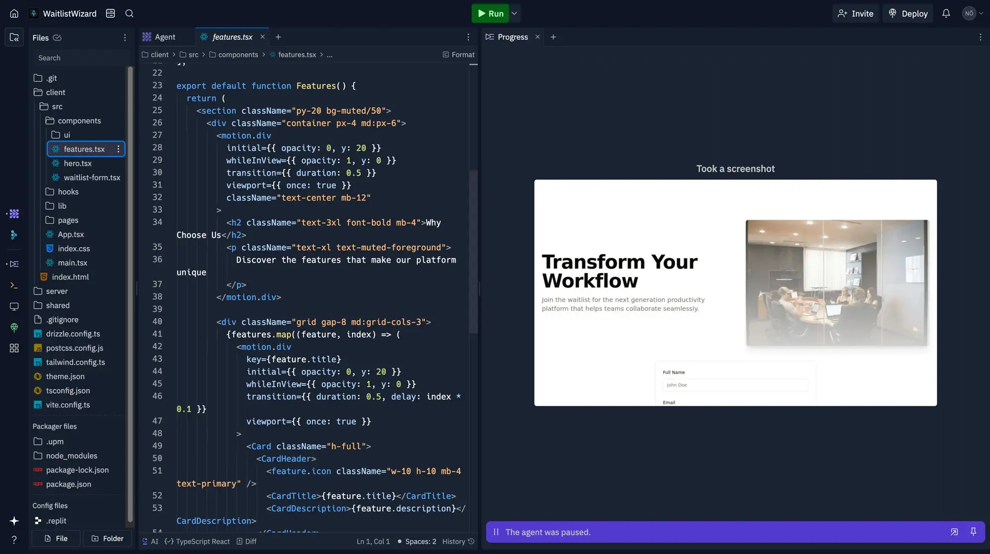 Replit product reference