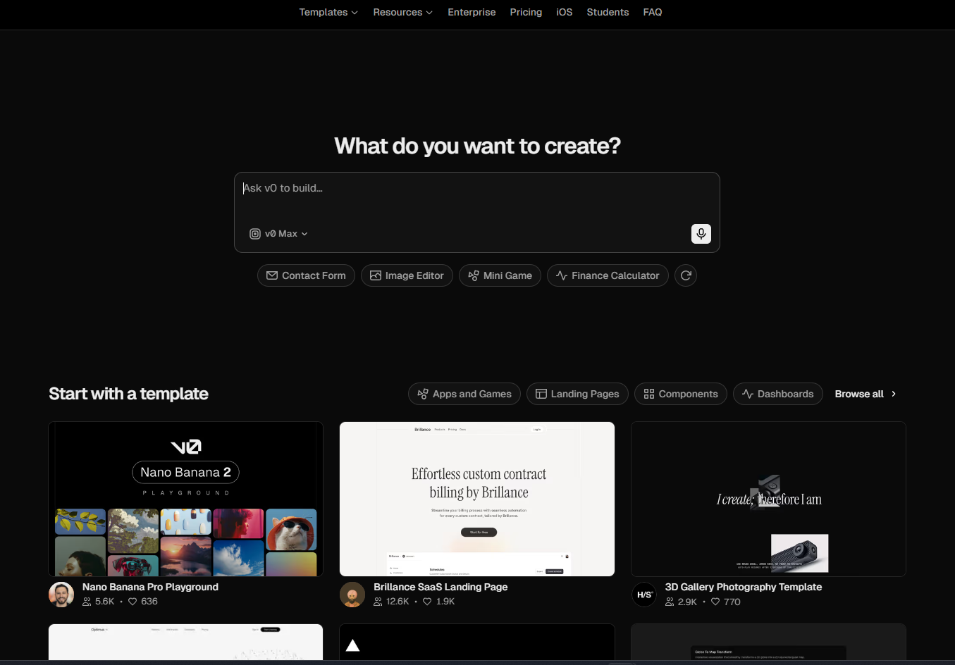v0 product reference